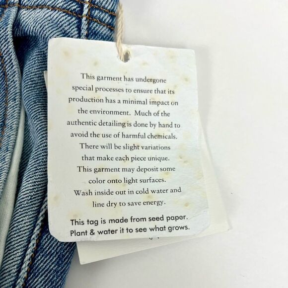 Anthropologie Etica Juni Relaxed Barrel Cargo in North Shore Jeans - Picture 12 of 15